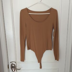 Banana Republic Camel Long Sleeve Bodysuit